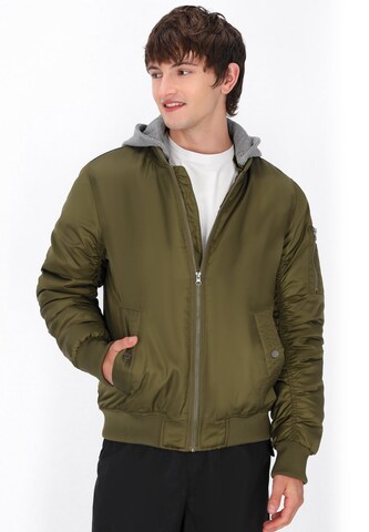 MO Winterjas in Groen: voorkant