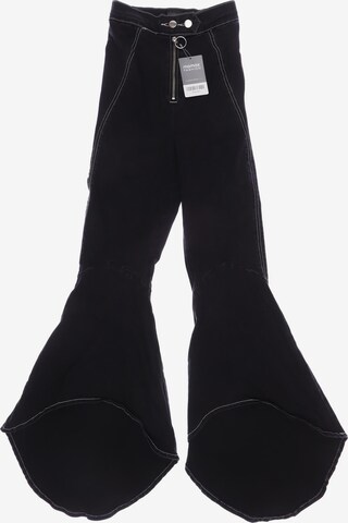 TOPSHOP Pants in XS in Black: front