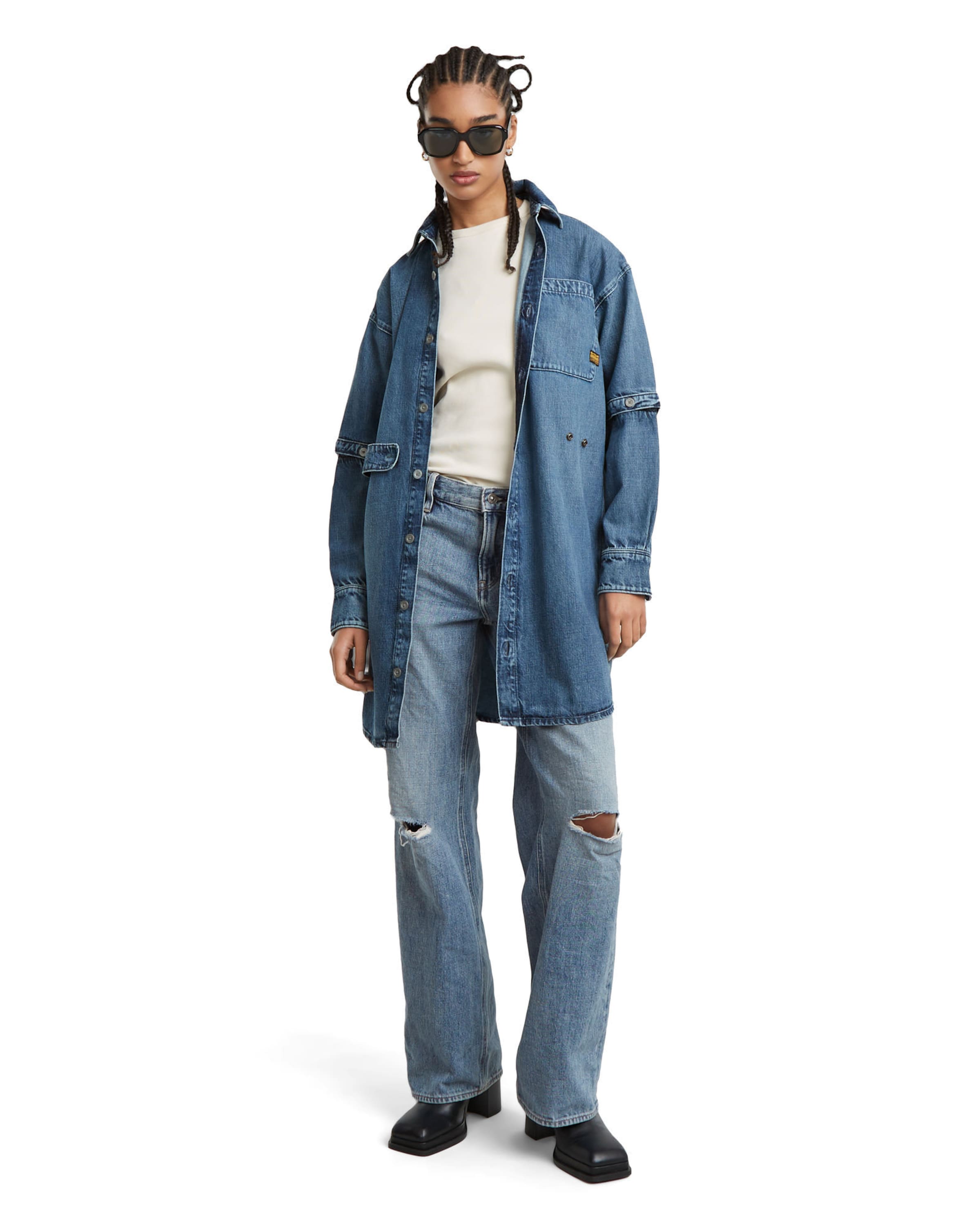 G-STAR Loosefit Τζιν 'Judee' σε μπλε