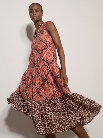 Apricot Kleid in Orange