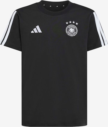 ADIDAS PERFORMANCE Toiminnallinen paita 'DFB KIDS TEE' värissä musta: etupuoli