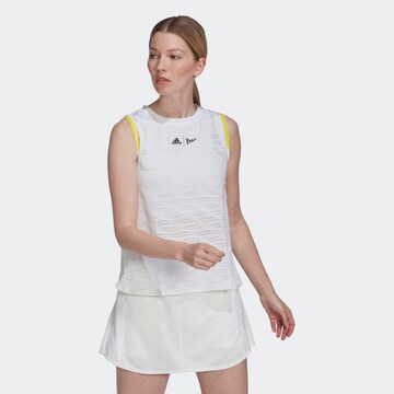 balta ADIDAS SPORTSWEAR Sportiniai marškinėliai be rankovių: priekis
