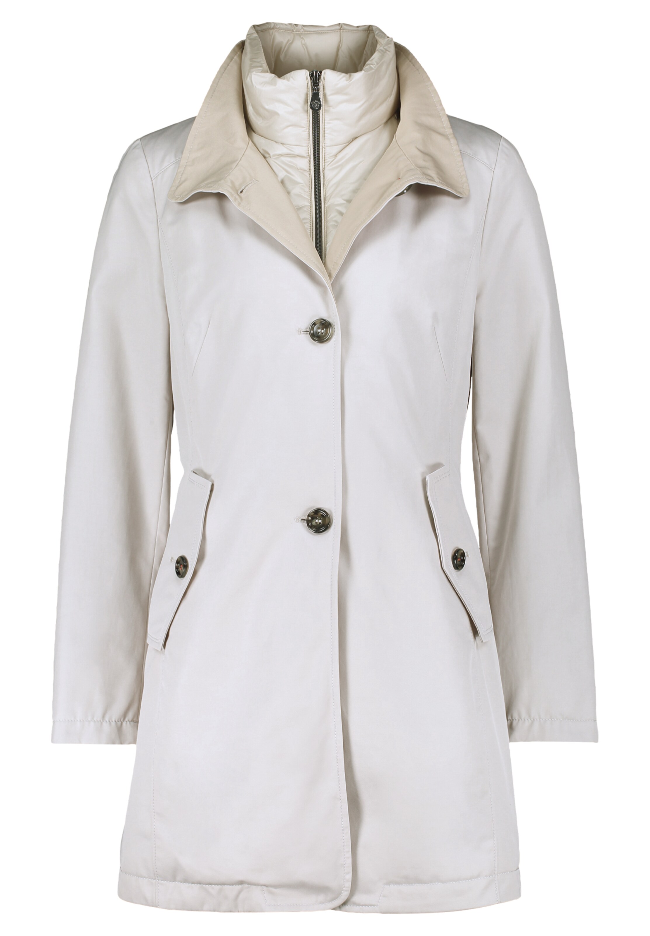 GIL BRET Mantel in Weiß: Vorderseite