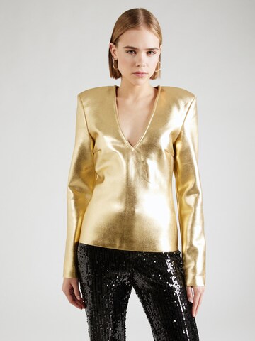 Karen Millen - Camiseta en oro: frente