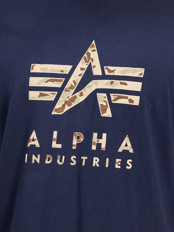 T-Shirt ALPHA INDUSTRIES en bleu