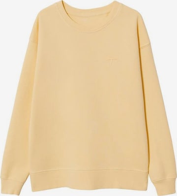 MANGO TEEN Sweatshirt in Yellow: front