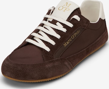 Baskets basses 'Model Lola' Marc O'Polo en marron : devant