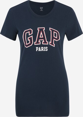 Gap Tall T-Shirt 'PARIS' in Blau: predná strana