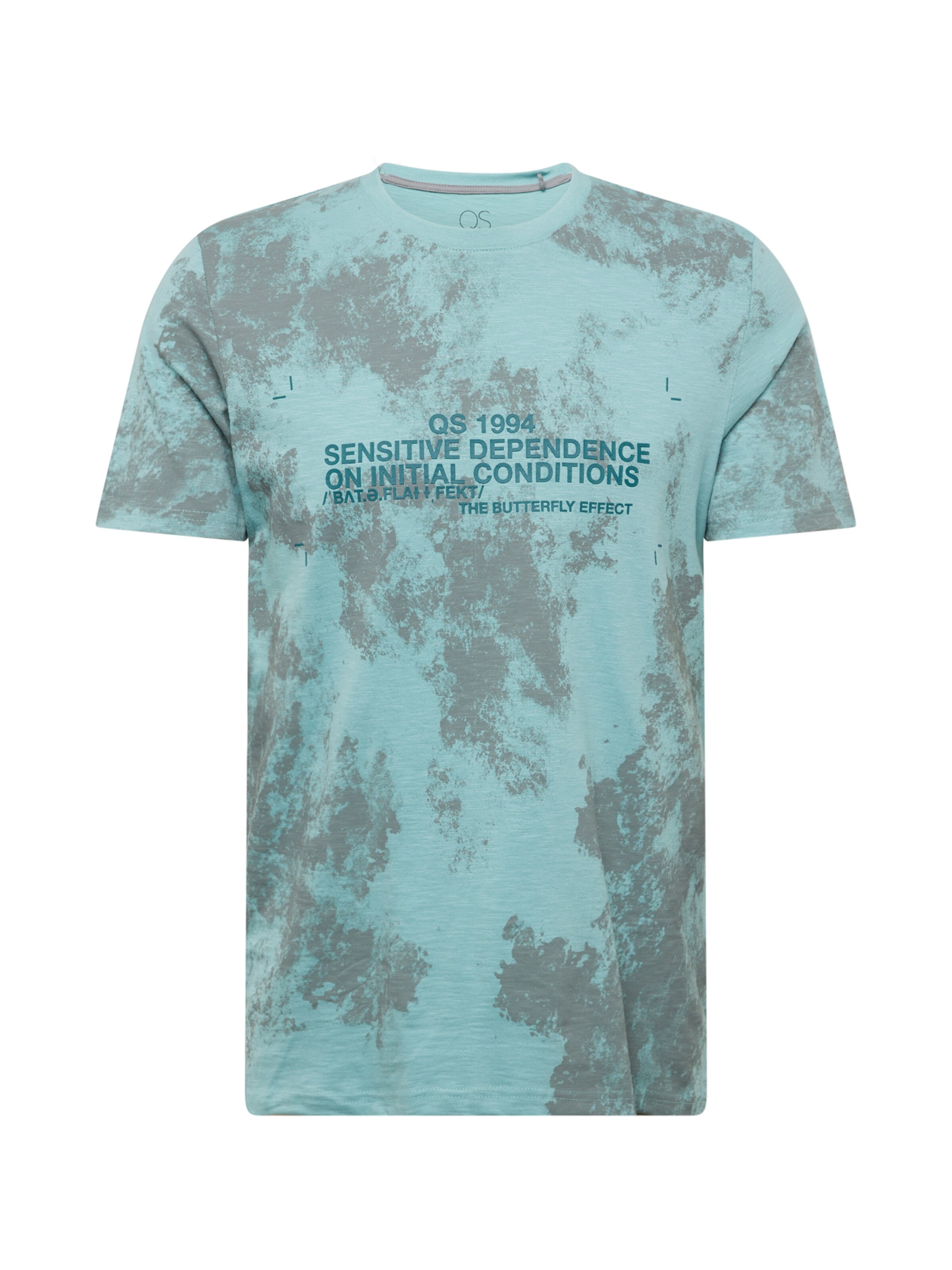 QS Shirt in Blauw: voorkant