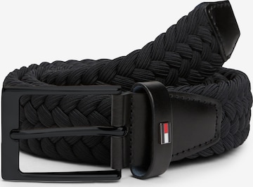 Ceinture 'LAYTON' TOMMY HILFIGER en noir : devant