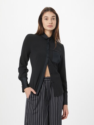 Sisley - Blusa en negro: frente