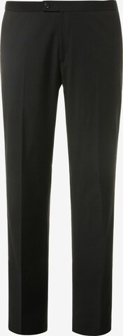Regular Pantalon à plis JP1880 en noir : devant