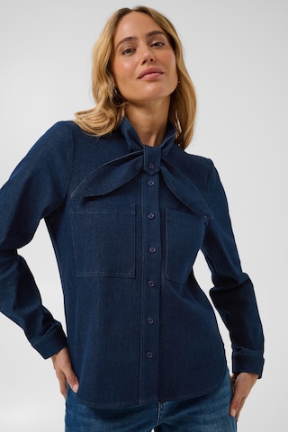 Kaffe Shirt in Blue