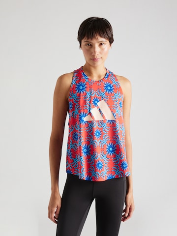 ADIDAS SPORTSWEAR Sport top 'Adidas x FARM Rio' - piros: elől