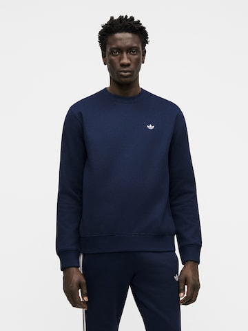mėlyna ADIDAS ORIGINALS Megztinis be užsegimo 'Essentials': priekis