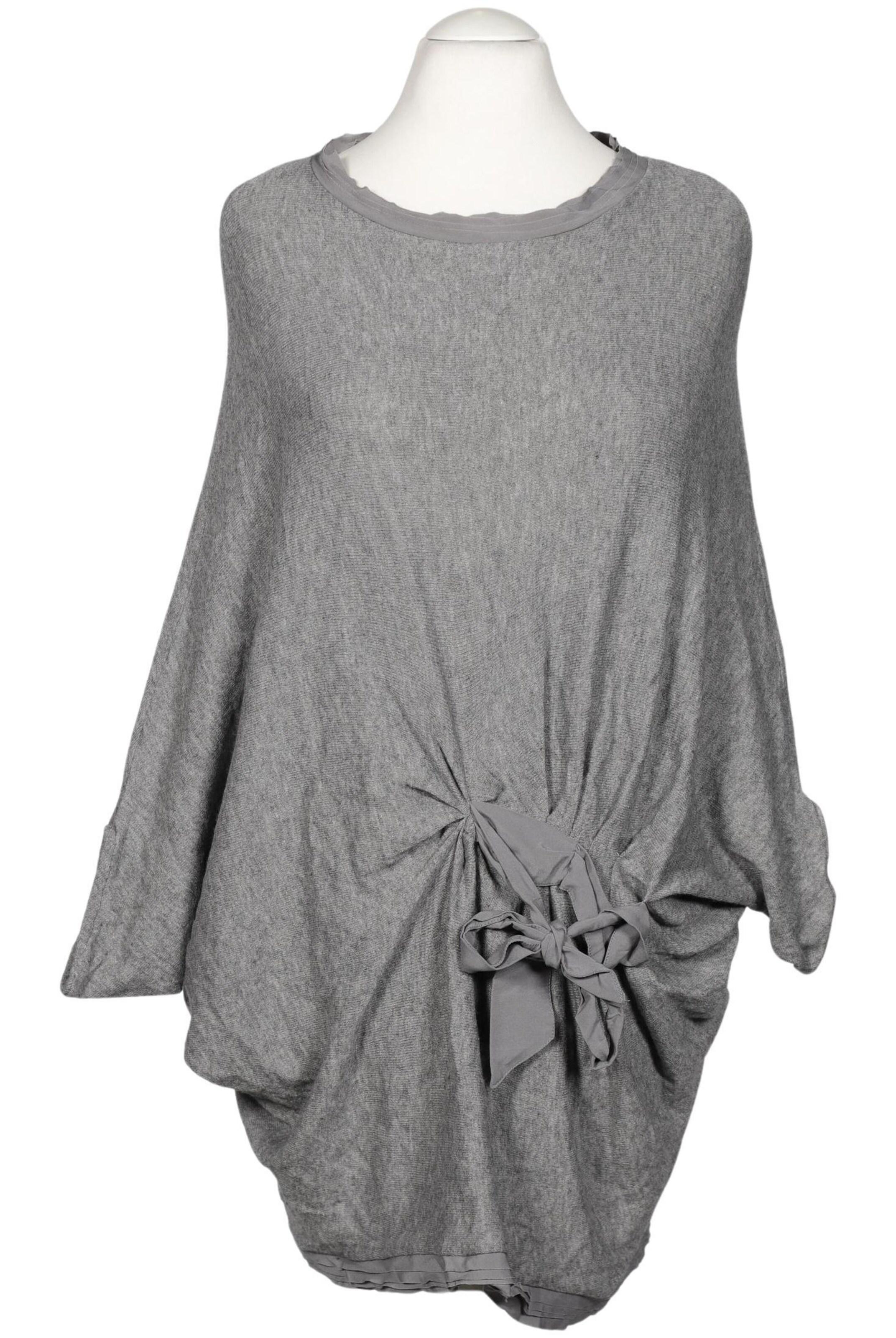 120% Lino Pullover XL in Grau: Vorderseite