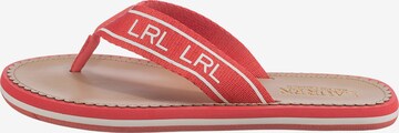 Lauren Ralph Lauren - Sandalias de dedo 'Roxxy' en naranja