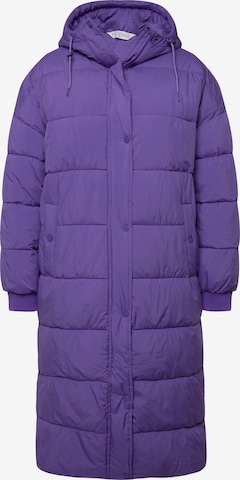 Studio Untold Winter Coat in Purple: front