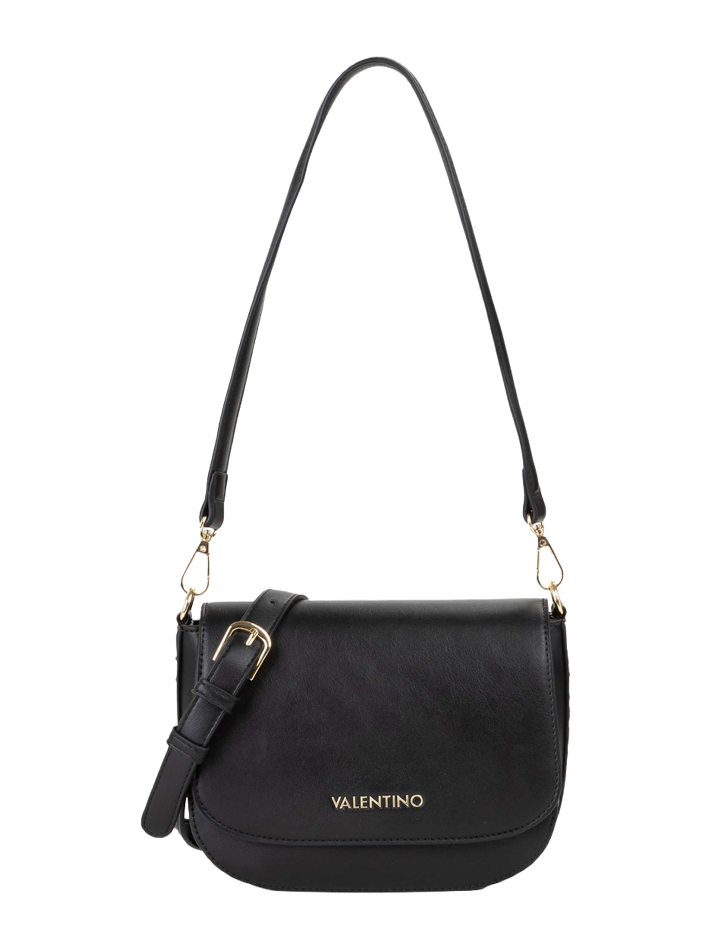 VALENTINO - Bolso de hombro en negro: frente