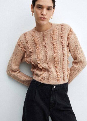 MANGO Sweater 'Confeti' in Pink