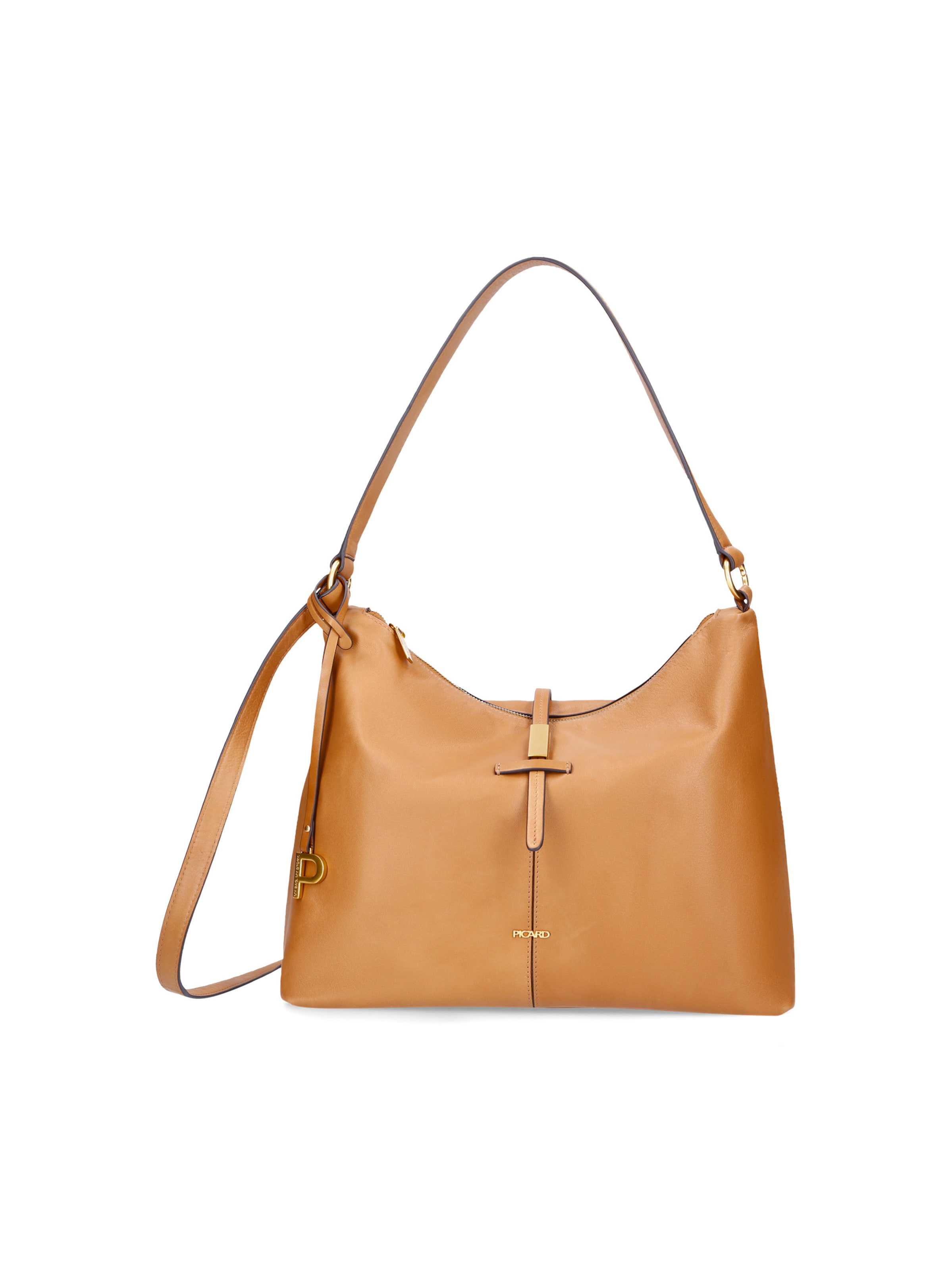 Picard Shoulder Bag 'Whisper' in Brown: front