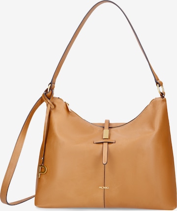 Picard Shoulder Bag 'Whisper' in Brown: front
