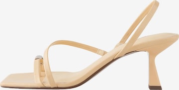 Next Sandale in Gelb: Vorderseite