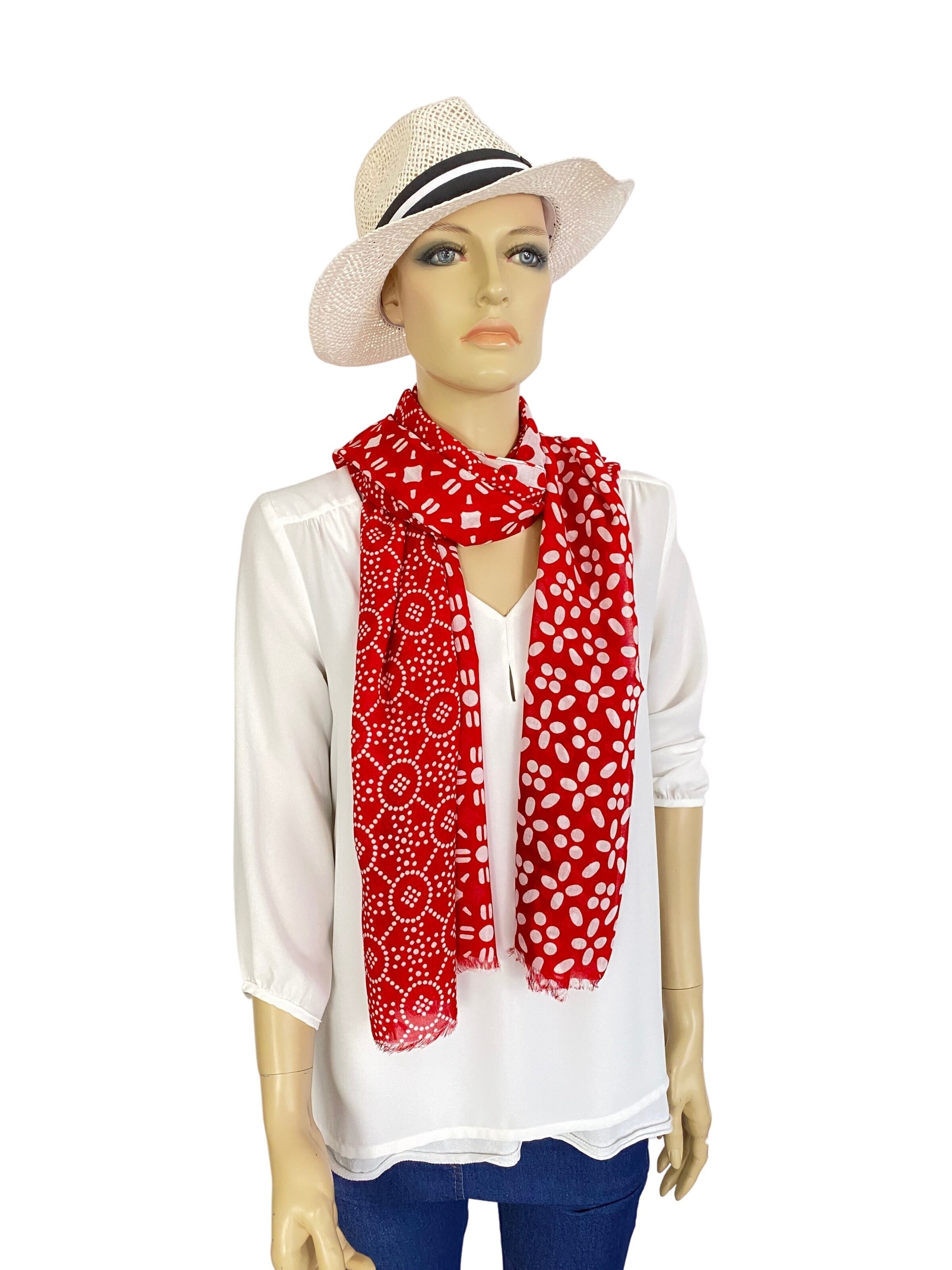 COLLEZIONE ALESSANDRO Scarf 'Loreen' in Red: front