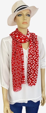 COLLEZIONE ALESSANDRO Scarf 'Loreen' in Red: front