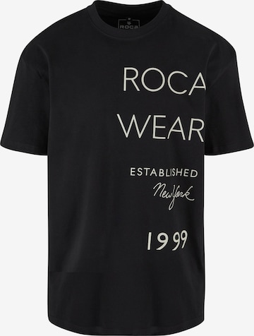 ROCAWEAR Shirt 'ExcuseMe' in Zwart: voorkant