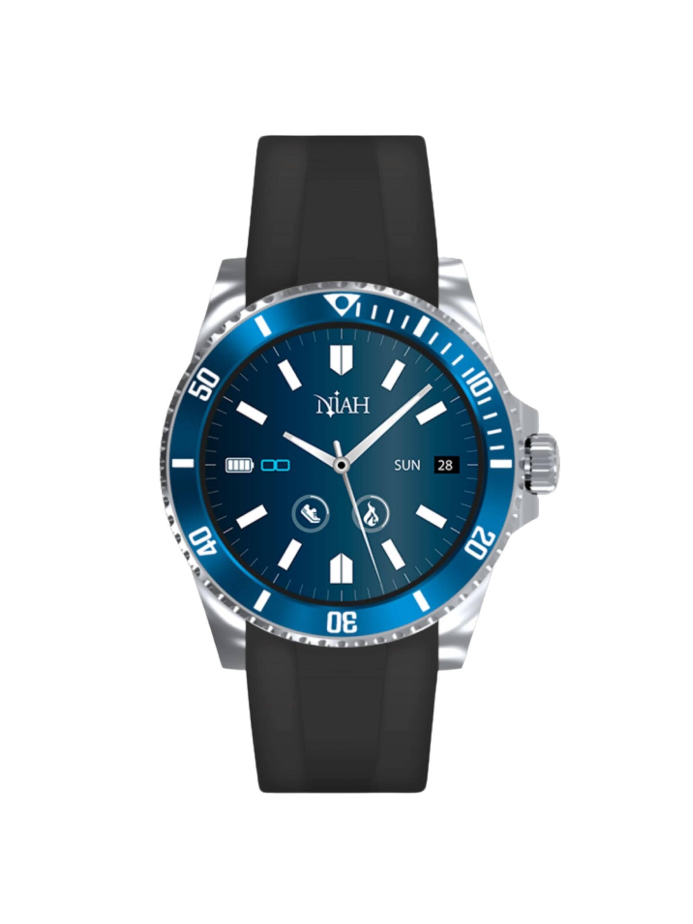 Techmade Digital Watch 'Niah' in Blue: front