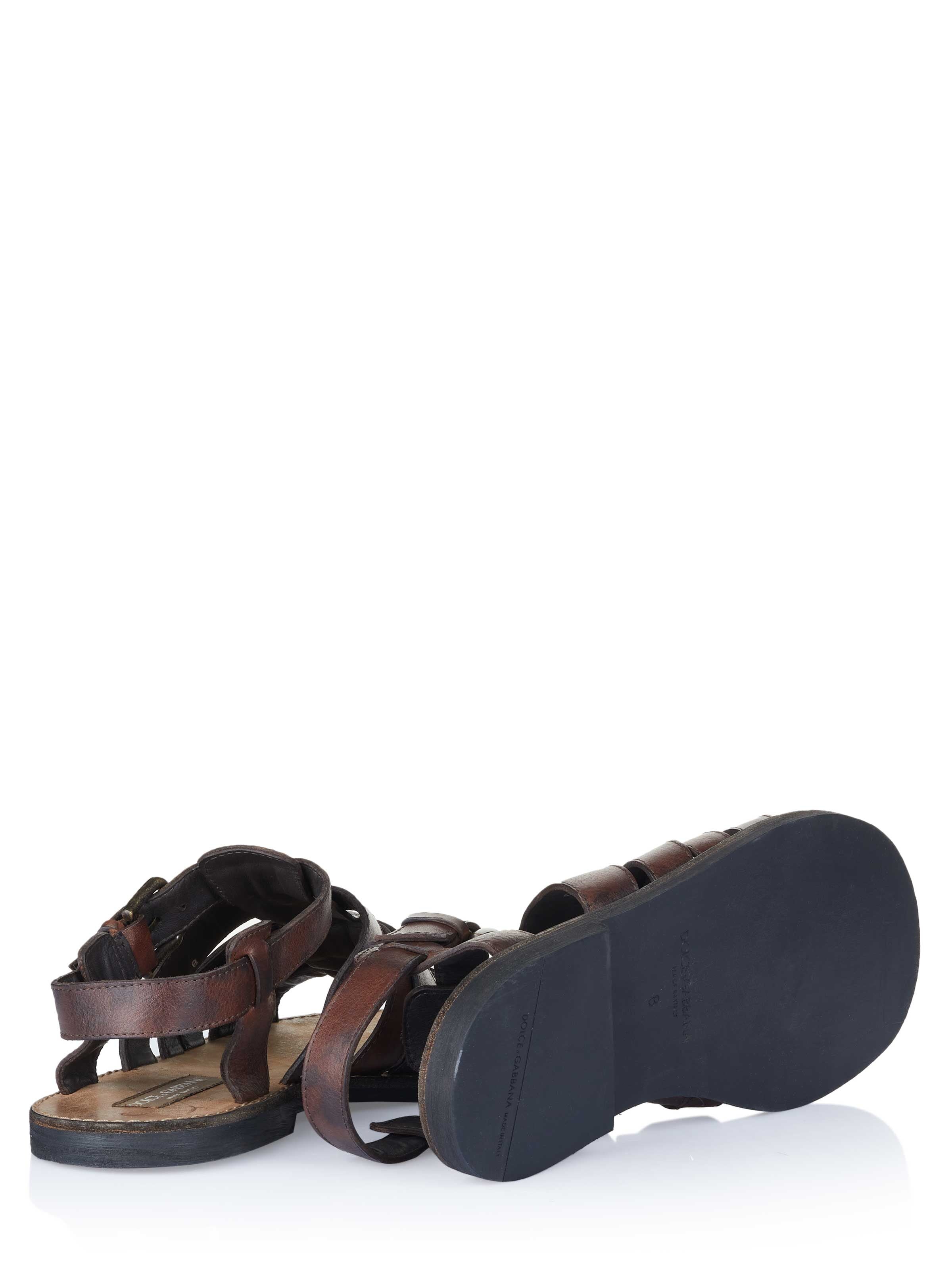 DOLCE & GABBANA Sandal 'Dolce & Gabbana Sandale' in Brown
