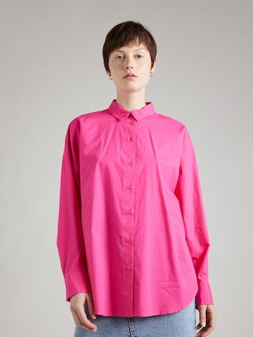 Chemisier Monki en rose : devant