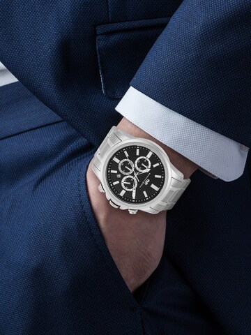 Rhodenwald & Söhne Analoguhr in Silber: Vorderseite