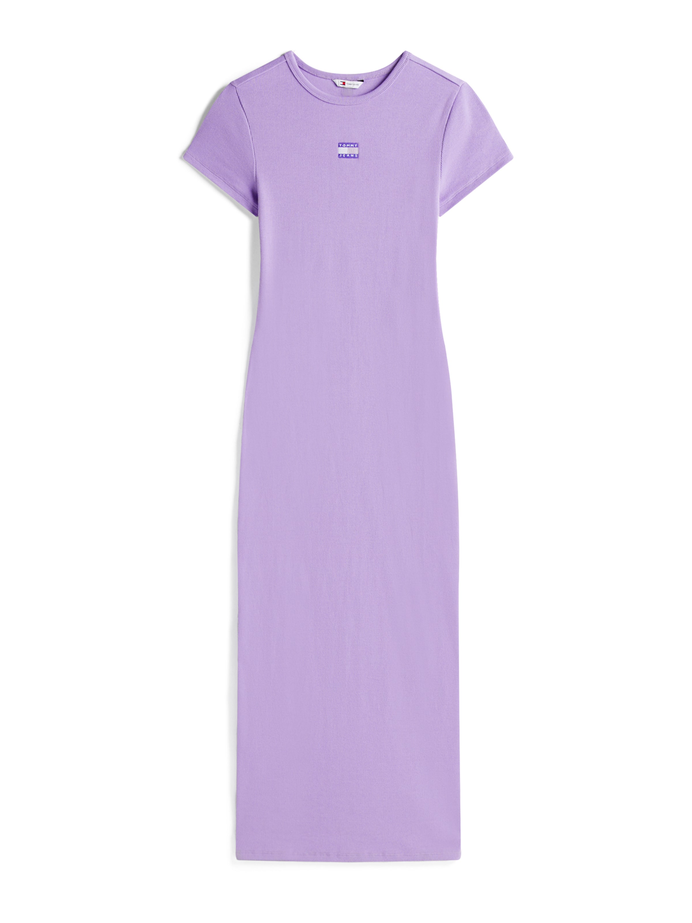 Rochie de la Tommy Jeans pe mov: față