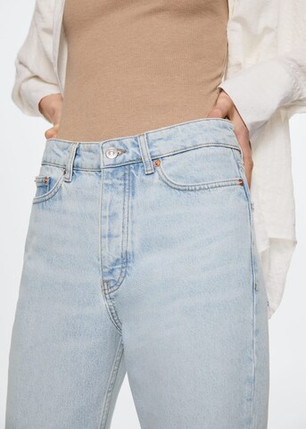 MANGO Wide leg Jeans 'Havana' in Blue