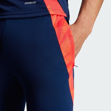 Effilé Pantalon de sport 'Manchester United Tiro 24' ADIDAS PERFORMANCE en bleu