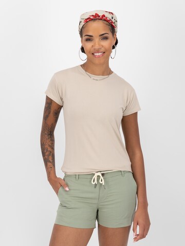 Alife and Kickin - Camiseta 'Mimmy' en beige: frente