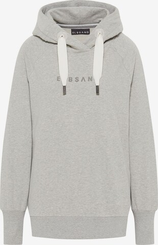 Sweat-shirt 'Svana' Elbsand en gris : devant