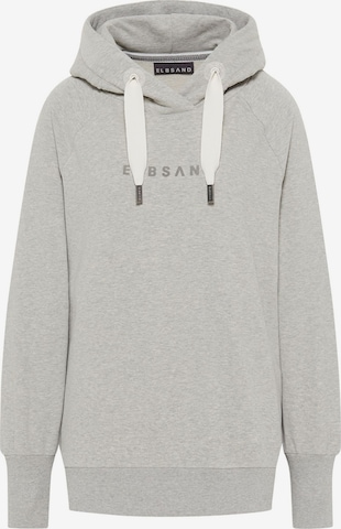 Sweat-shirt 'Svana' Elbsand en gris : devant