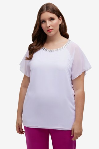 Ulla Popken Blouse in White: front