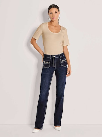 MADELEINE Slimfit Jeans in Blauw