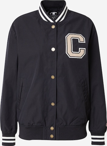 Champion Authentic Athletic Apparel - Chaqueta de entretiempo en negro: frente