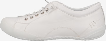 COSMOS COMFORT Athletic Lace-Up Shoes in White: front