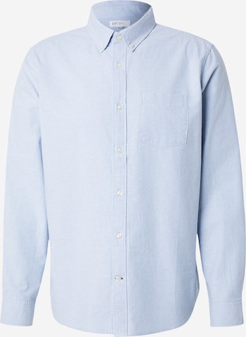 GAP Средняя посадка Рубашка в Синий: спереди