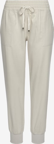 LASCANACargo hlače - bijela boja: prednji dio