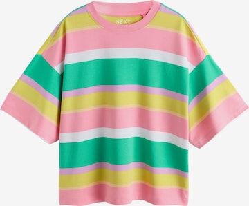 Next Oversized shirt in Mixed colours: front