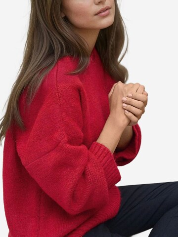 Pull-over oversize Hiccup en rouge