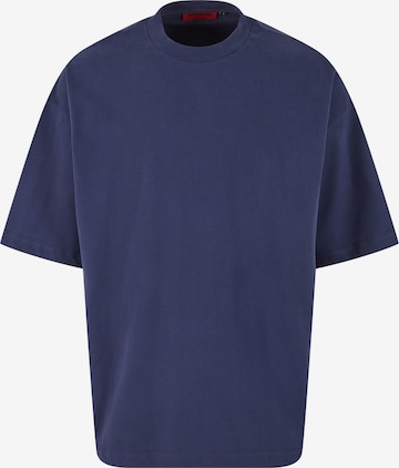 ProhibitedŠiroka majica 'Savile Row' - plava boja: prednji dio