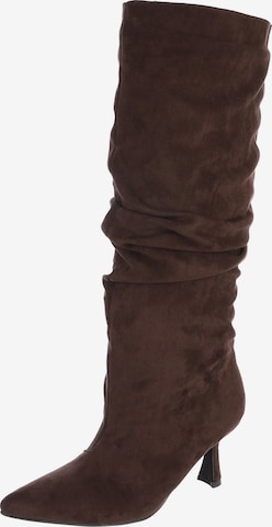 Ital-Design Stiefel in Braun: Vorderseite